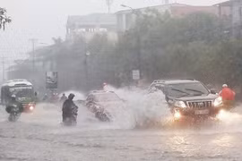 Áp thấp nhiệt đới giật cấp 9, nhiều nơi ở miền Bắc mưa to đến rất to