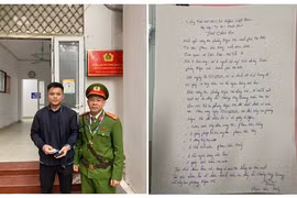 Trao trả tài sản cho người dân lúc làm nhiệm vụ bảo vệ Đại hội XIV của Đảng