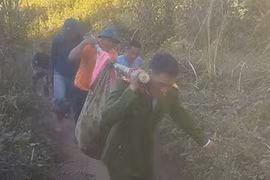 Hơn 2km băng rừng, vượt núi đưa người phụ nữ đang nguy kịch đi cấp cứu 