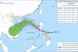 Bão số 12 Fengshen tăng cấp khi vào Biển Đông