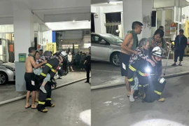 Cháy phòng ngủ trong căn hộ chung cư ở Hà Nội, 2 người được cứu 