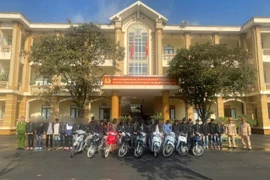 Xử lý 28 thanh thiếu niên tụ tập gây mất trật tự công cộng ở Lào Cai