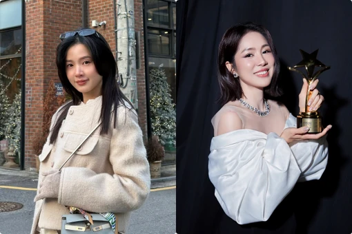 Hot face sao Việt: Midu dạo chơi Seoul Hàn Quốc trong cái lạnh -9 độ C