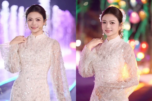 Vẻ đẹp 'không tuổi' của NSƯT Kiều Anh trong tà áo dài truyền thống