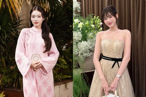 Hot face sao Việt: Khả Ngân xinh đẹp nền nã trong tà áo dài