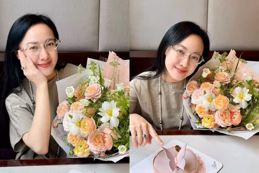 Biên tập viên Hoài Anh trẻ trung, xinh đẹp ở tuổi 46