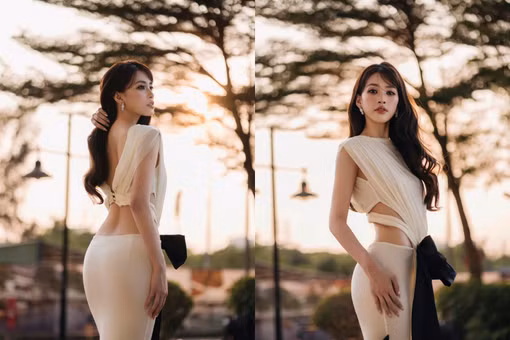 Tiểu Vy khoe 'lưng ong' quyến rũ, xứng danh 'mỹ nhân ngàn năm có một'