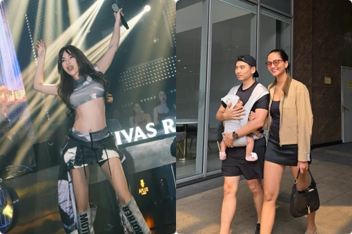 Hot face sao Việt: Hồ Ngọc Hà mặc váy ngắn, croptop khoe vòng hai săn chắc