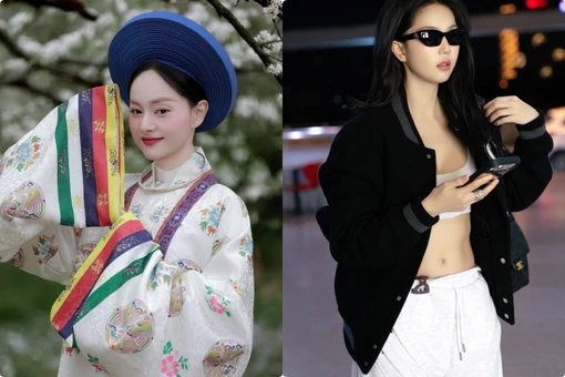 Hot face sao Việt: Lan Phương đẹp dịu dàng khi chọn áo dài cổ phục