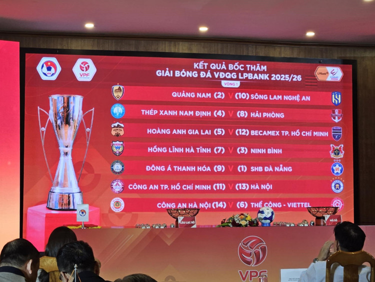 Lịch thi đấu vòng 1 V-League 2025/2026 và mã số của các CLB. f67f289b-a9cf-4bbb-9f0b-3a132bf89460.jpg