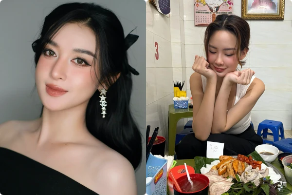 Hot face sao Việt: Huyền My khoe cận gương mặt trang điểm sắc sảo