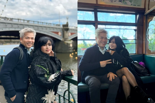 Diva Thanh Lam tình tứ bên ông xã bác sĩ khi dạo chơi Melbourne