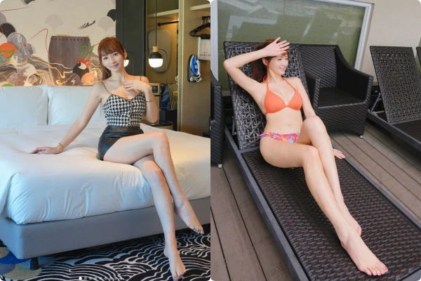 Mỹ nhân lai sở hữu đôi chân 1m08, mặc gì cũng gợi cảm