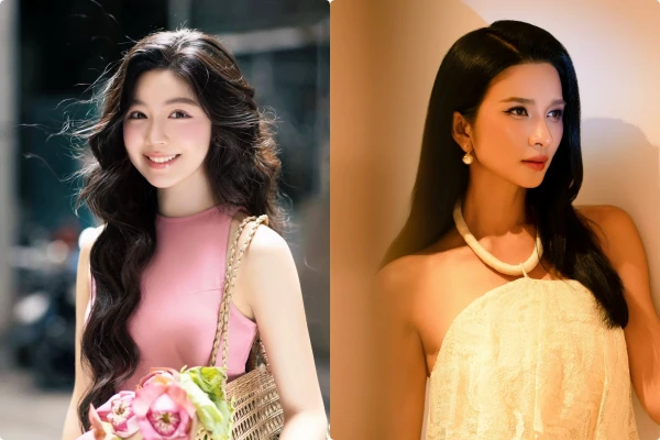 Hot face sao Việt: Con gái Quyền Linh diện đầm lụa tôn dáng mảnh mai