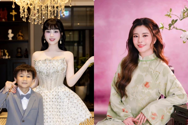 Hot face sao Việt: Lâm Khánh Chi khoe diện mạo búp bê bên con trai