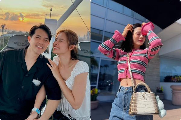 Hot face sao Việt: Lệ Quyên khoe túi hiệu dưới nắng chiều