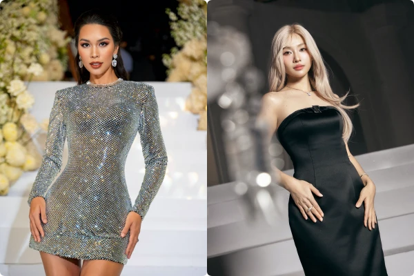 Hot face sao Việt: Hà Anh diện đầm lấp lánh khoe đường cong