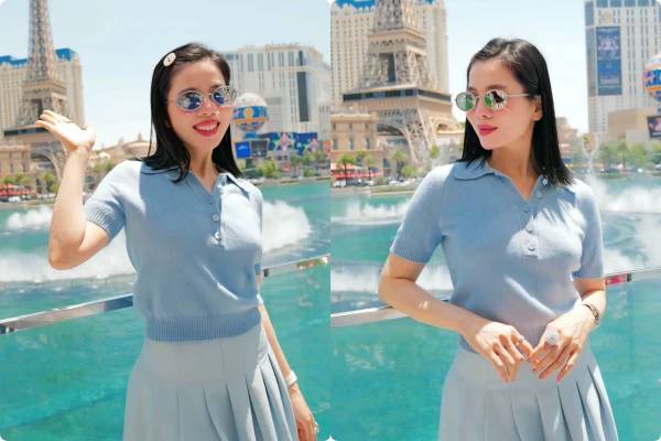 Lệ Quyên gây sốt với loạt ảnh 'hack tuổi' ở trời Tây, body U50 vẫn 'căng đét'