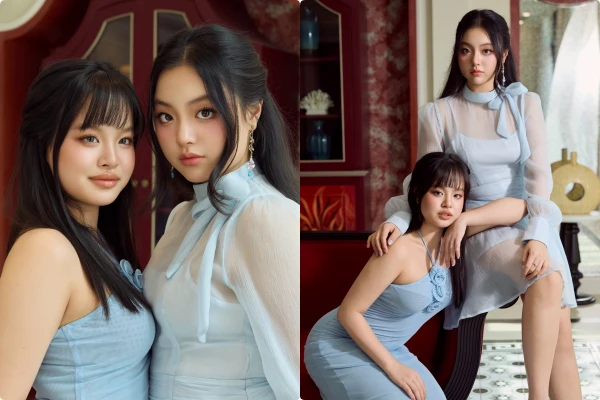 Hai con gái xinh như mộng của cựu mẫu Bùi Thuý Hạnh