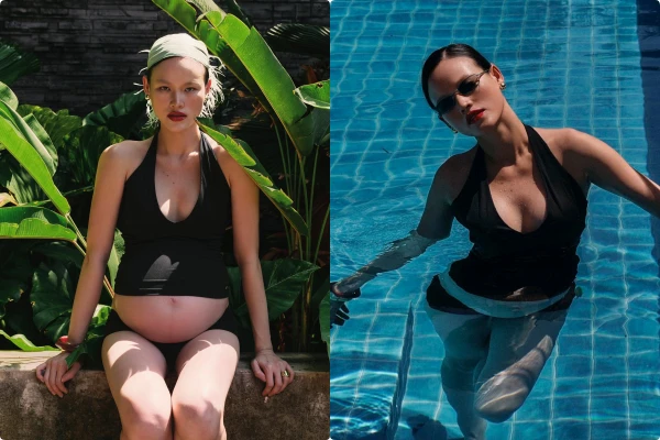 Siêu mẫu Tuyết Lan bầu tháng cuối vẫn khoe dáng gợi cảm khó tin