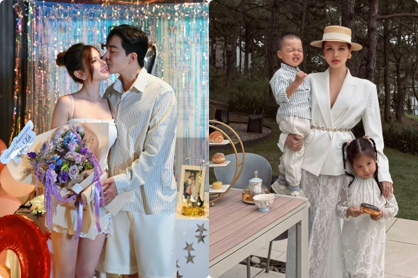 Hot face sao Việt: Vợ chồng Thu Thuỷ kỷ niệm 7 năm bên nhau