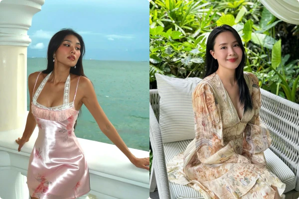 Hot face sao Việt: Thảo Nhi Lê diện váy lụa khoe thềm ngực