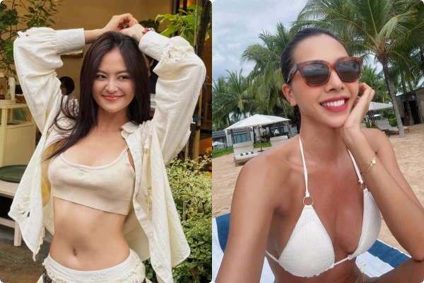 Hot face sao Việt: Minh Triệu khoe da rám nắng với bikini