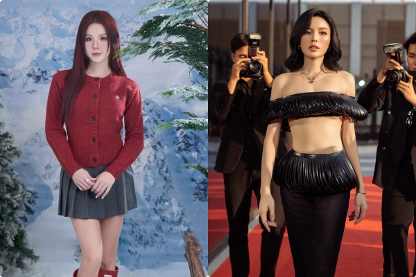 Hot face sao Việt: Diệp Lâm Anh mặc như nữ sinh trong bộ ảnh đón Giáng sinh