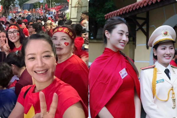 Hot face sao Việt: Dàn sao hồ hởi trong buổi tổng duyệt diễu binh, diễu hành