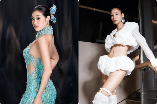 Hot face sao Việt: Hoa hậu Khánh Vân diện đầm lấp lánh