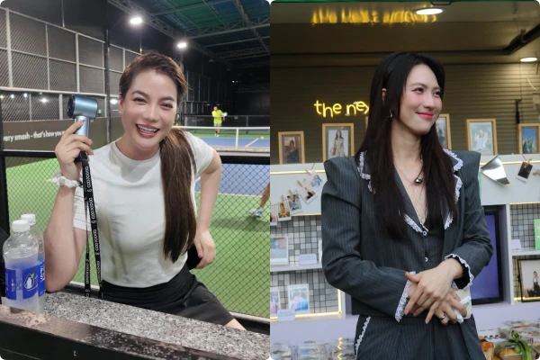 Hot face sao Việt: Trương Ngọc Ánh vui vẻ chơi Pickleball