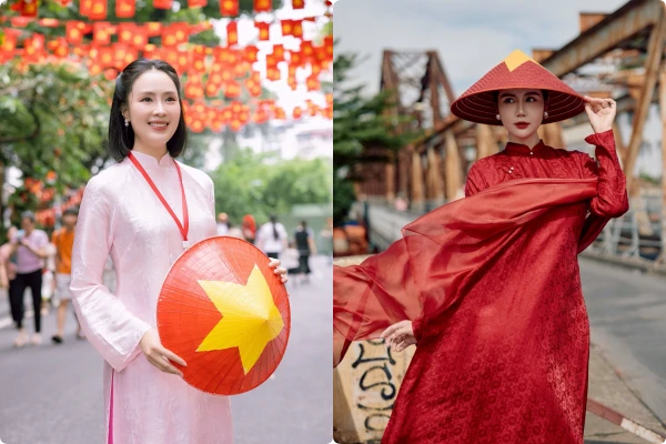 Mỹ nhân Việt thướt tha áo dài, đồng hành cùng không khí đại lễ