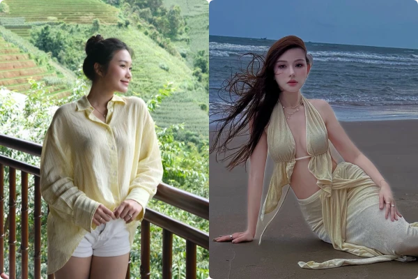 Hot face sao Việt: Doãn Hải My thả hồn với cảnh vật ở Mù Cang Chải