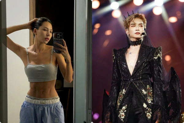 Hot face sao Việt: Minh Triệu khoe eo không chút mỡ thừa