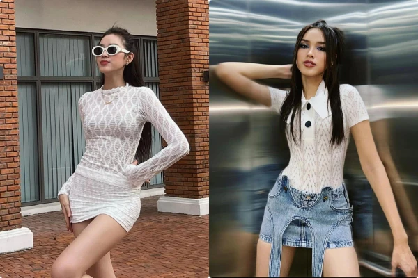 Đỗ Thị Hà chăm mặc váy ngắn cũn trước khi làm dâu hào môn