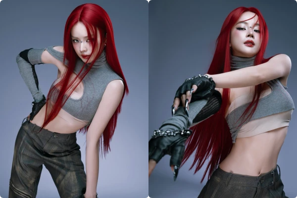 DJ Mie "đốt cháy" mọi ánh nhìn với mái tóc đỏ rực cực phẩm