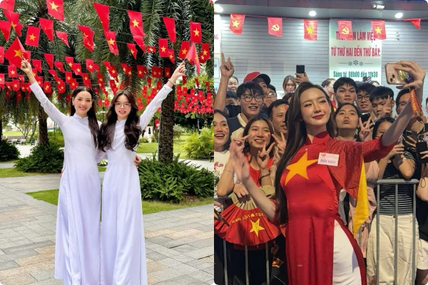 Hot face sao Việt: Hai mẹ con Phương Trinh Jolie diện áo dài mừng đại lễ