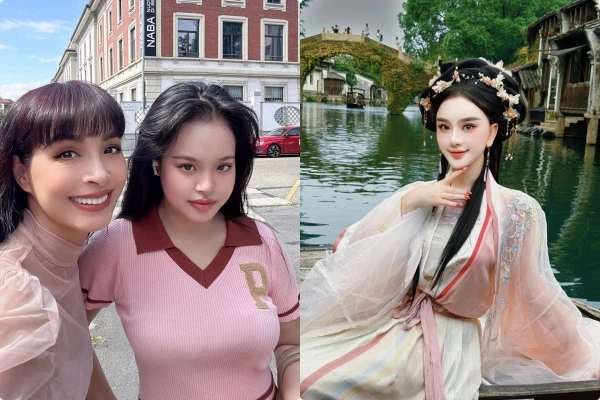 Hot face sao Việt: Thúy Hạnh và con gái khám phá Milan sau khi nhập học