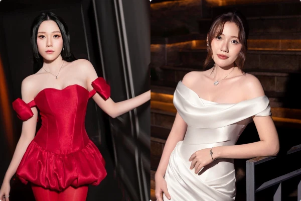 Em gái Trấn Thành khoe vẻ gợi cảm tinh tế với loạt váy cúp ngực