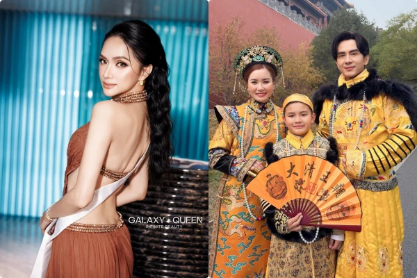 Hot face sao Việt: Hương Giang khoe lưng trần tại Miss Universe 2025