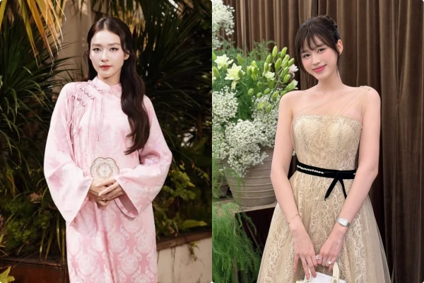 Hot face sao Việt: Khả Ngân xinh đẹp nền nã trong tà áo dài