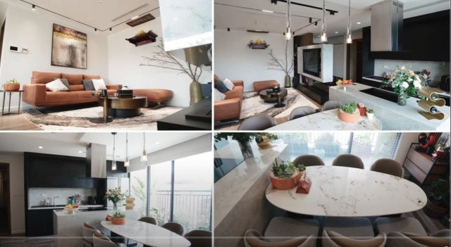 Tổ ấm của vợ chồng MC Đức Bảo là căn chung cư rộng 127m2 - Hình 3 To am cua vo chong MC Duc Bao la can chung cu rong 127m2-Hinh-3