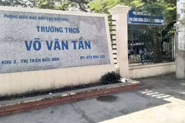 Long An: Đơn vị nào thi công trường THCS Võ Văn Tần?