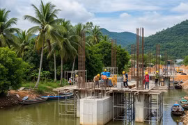 Gói thầu tại BQLDA Cờ Đỏ: LD Xây dựng 96 - Xây dựng 726 trúng gói thầu Cầu Kênh 200