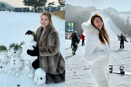 Thúy Ngân xả ảnh du lịch Hàn Quốc, rạng rỡ giữa mùa tuyết trắng