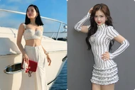 Hot face sao Việt: Lệ Quyên tạo dáng bên du thuyền tại Mỹ