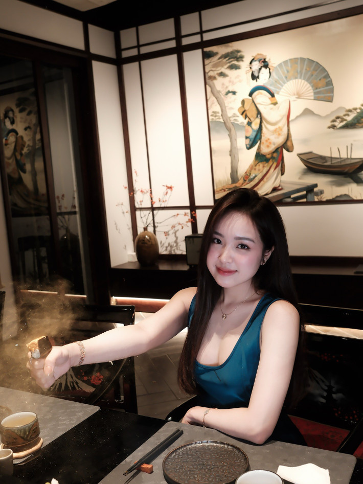 Cô nàng hotgirl 9X cũng đã từng nổi đình đám trên báo trung khi những hình ảnh của cô nàng được đăng tải trên mạng với nhiều lời khen có cánh. (Ảnh: IGNV)