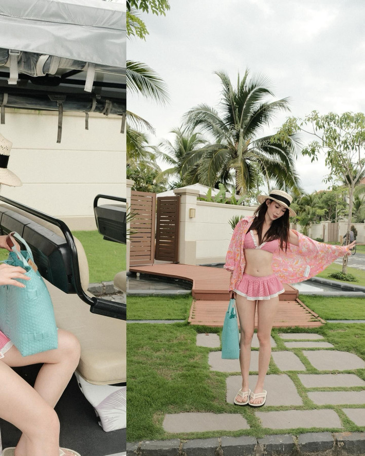 Chuyến đi Đà Nẵng của Sun HT không chỉ là dịp để cô thư giãn mà còn là cơ hội để người hâm mộ chiêm ngưỡng vóc dáng "mỹ mãn" và phong cách sống năng động của cựu hot girl này.