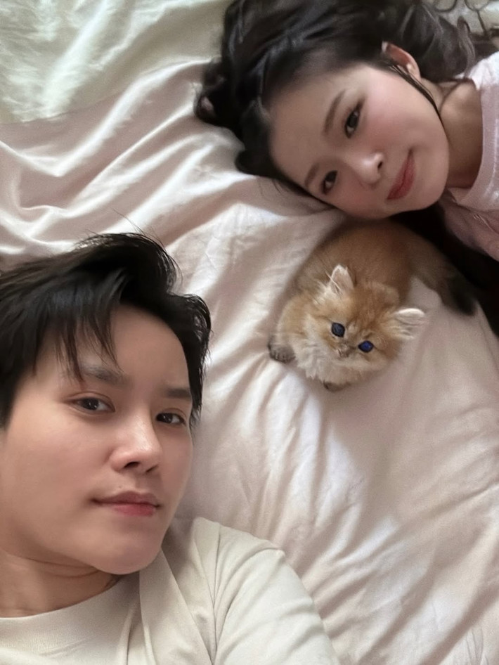 Được biết chú mèo con tên Mơ này mới được Chao nhận nuôi cách đây không lâu, trên kênh chat chung, Chao thỉnh thoảng đăng tải những hình ảnh đáng yêu về thú cưng của mình. Cách xưng hô thân mật khi coi chú mèo như con cũng thể hiện Chao yêu mến Mơ đến như thế nào.