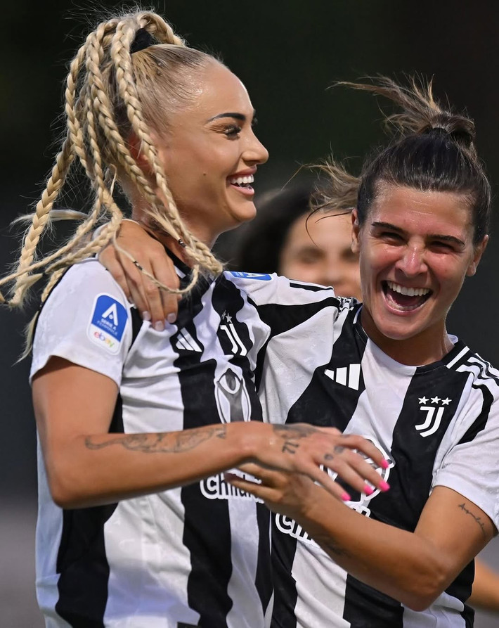 Mùa trước, Lehmann góp công giúp Juventus giành cú đúp vô địch Serie A và Cúp quốc gia, sau khi từng ghi 19 bàn và 10 kiến tạo tại Giải Ngoại hạng nữ Anh (Women’s Super League). (Ảnh: Instagram @alishalehmann7)